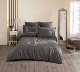 L'essentiel linge de maison Emilia - Grey